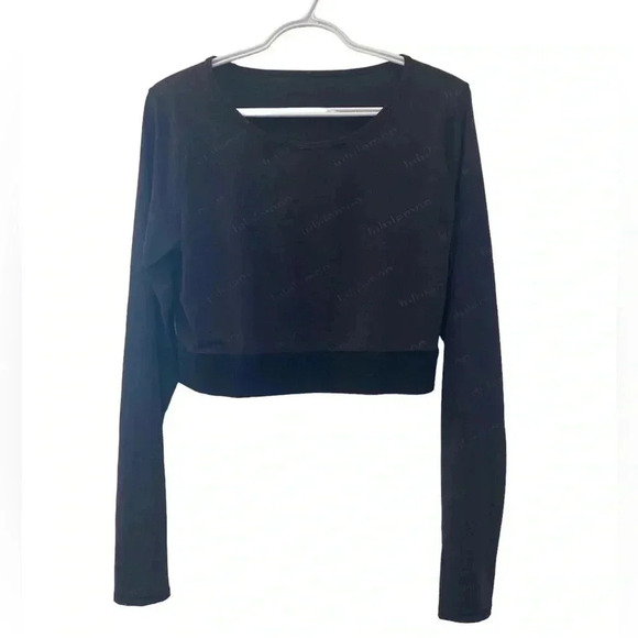 LULULEMON  Wunder Under Crop LS Embossed Special Edition​ - Picture 2 of 5